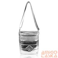 Zellia Női Oldaltáska Zlb44 Platina Ezüst - Line -