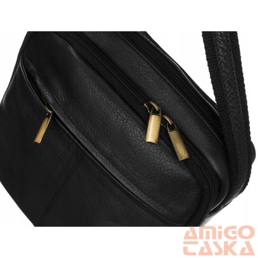 Peterson Férfi Bőr Oldaltáska Ptn-8021-Ndm-6978 Black