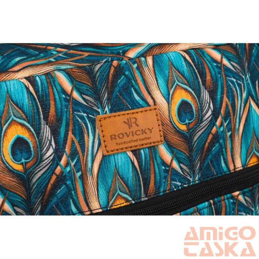 Rovicky Hátizsák | Kézipoggyász - Mintás - R-Pl-01-0477 S18 - 40 X 25 X 20 Cm - Csillámnos