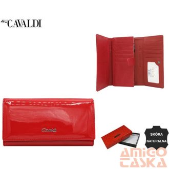   Cavaldi Női Pénztárca - Belül Bőr - Px26-Jmp-8177 Dark Red - Bordó