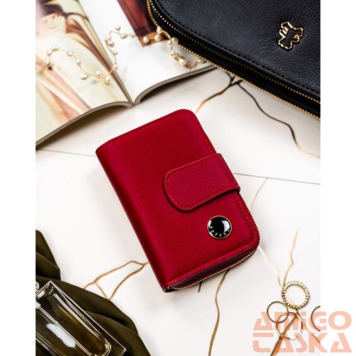 Peterson Női Pénztárca - Echo És Természetes Bőr Ptn Ps115-Hnl-2968 Red