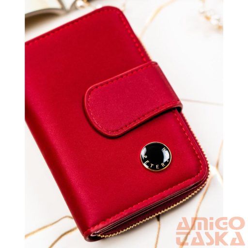 Peterson Női Pénztárca - Echo És Természetes Bőr Ptn Ps115-Hnl-2968 Red