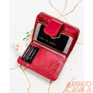 Peterson Női Pénztárca - Echo És Természetes Bőr Ptn Ps115-Hnl-2968 Red