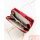 Peterson Női Pénztárca - Echo És Természetes Bőr Ptn Ps115-Hnl-2968 Red