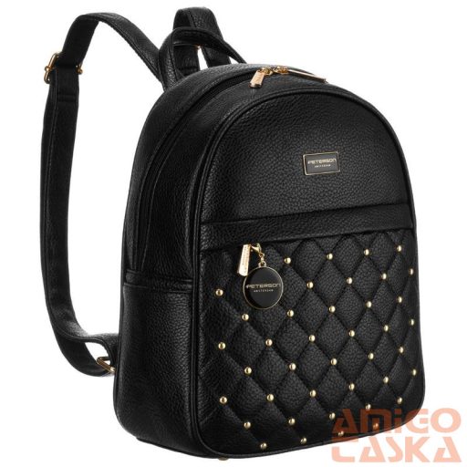 Peterson Női Hátizsák Ptn Spy-1-F19-0842 Black - Fekete