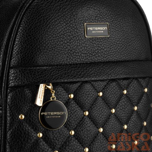 Peterson Női Hátizsák Ptn Spy-1-F19-0842 Black - Fekete