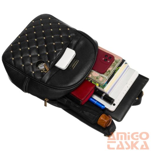 Peterson Női Hátizsák Ptn Spy-1-F19-0842 Black - Fekete