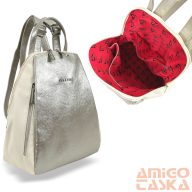 Zellia Női Hátizsák Hz-119 Beige-Arany