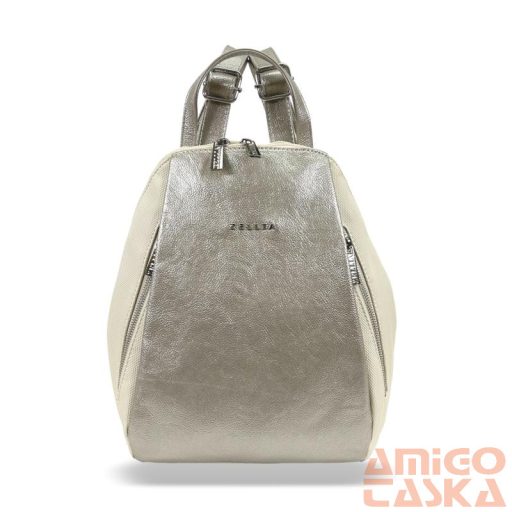 Zellia Női Hátizsák Hz-119 Beige-Arany