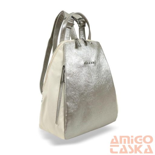 Zellia Női Hátizsák Hz-119 Beige-Arany