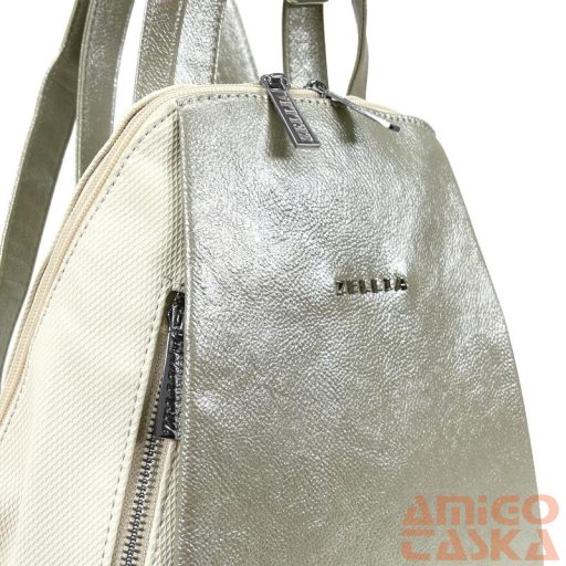 Zellia Női Hátizsák Hz-119 Beige-Arany