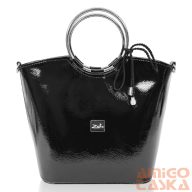 Zellia Női Kézitáska Zvn22030 Fekete Lakk