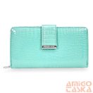 Jennifer Jones Női Bőr Pénztárca 5280-2 Türkiz - Ezüst Gyöngyház Hatás -