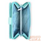 Jennifer Jones Női Bőr Pénztárca 5280-2 Türkiz - Ezüst Gyöngyház Hatás -