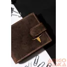 Férfi Bőr Pénztárca Rm-05L-Baw Barna - Rfid Védelemmel -