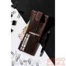 Férfi Bőr Pénztárca Rm-05L-Baw Barna - Rfid Védelemmel -