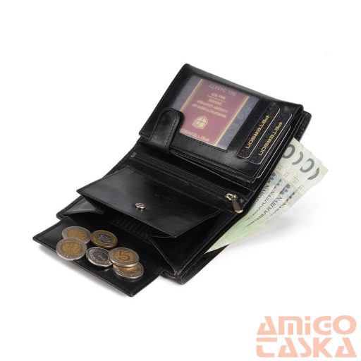 Peterson Férfi Bőr Pénztárca N4-Vt Black 1