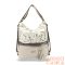 Zellia Női Válltáska/Hátizsáká Alakítható 24040 Beige-Arany - Gold Flower -