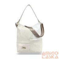 Zellia Női Válltáska Zlb111 Fehér-Beige - Shiny -