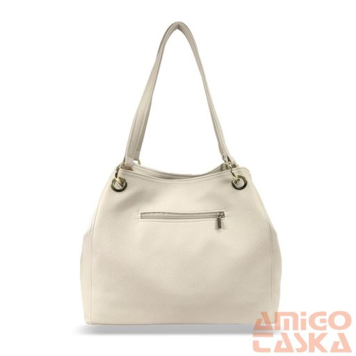 Zellia Női Válltáska 24077 Beige-Arany - Pearl -