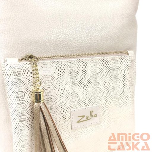 Zellia Női Válltáska/Kézitáska 17095 Beige - Awi -