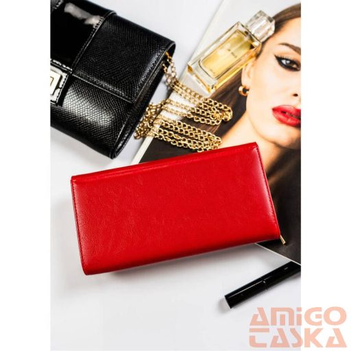 Peterson Női Bőr Pénztárca Ptn 42106-Sgn-8423 Red