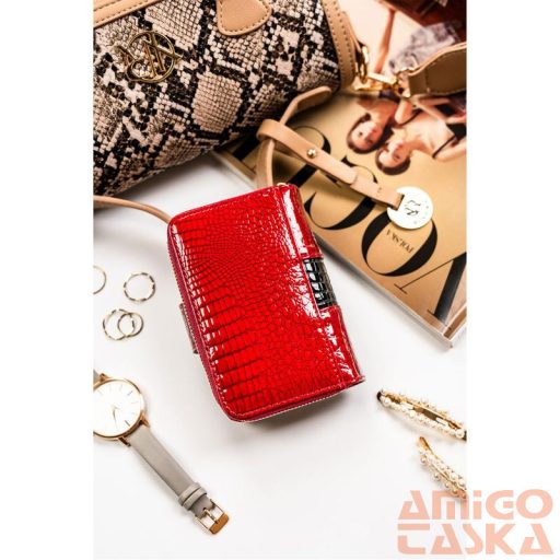 Peterson Női Bőr Pénztárca Ptn Ph31-3-Rs-1566 Red - Piros