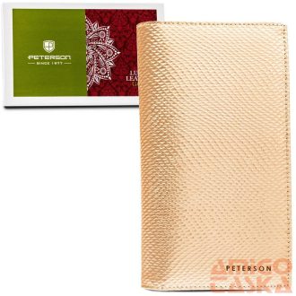 Peterson Női Bőr Pénztárca Ptn 421431-Dsl-6167 Gold