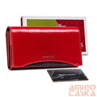 Peterson Női Bőr Pénztárcaptn Pl-411-1773 Red/Black
