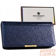   Peterson Női Pénztárca Ptn 005-Nf8-2738 Navy - Sötét Kék