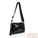 Zellia Női Oldaltáska Zlb210 Fekete Lakk