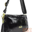 Zellia Női Oldaltáska Zlb210 Fekete Lakk