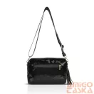 Zellia Női Oldaltáska Zlb210 Fekete Lakk