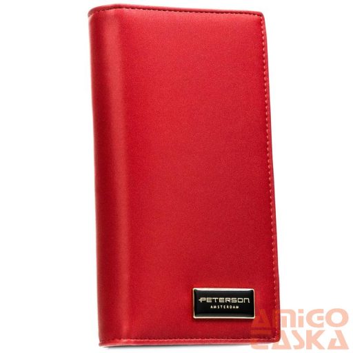 Peterson Női Pénztárca - Echo És Természetes Bőr Ptn Ps1431-Hnl-2876 Red