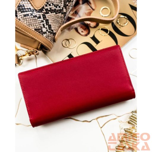 Peterson Női Pénztárca - Echo És Természetes Bőr Ptn Ps1431-Hnl-2876 Red