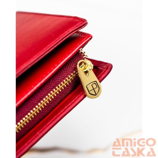 Peterson Női Pénztárca - Echo És Természetes Bőr Ptn Ps1431-Hnl-2876 Red