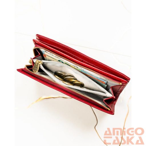 Peterson Női Pénztárca - Echo És Természetes Bőr Ptn Ps1431-Hnl-2876 Red