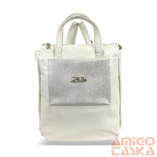 Zellia Női Hátizsák Zlb245 Világos Beige-Arany - Shiny -