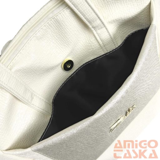 Zellia Női Hátizsák Zlb245 Világos Beige-Arany - Shiny -