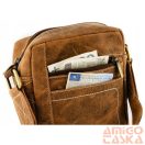 Férfi Oldaltáska 250840-Mh-1862 Tan