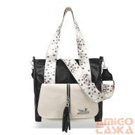   Zellia Női Válltáska 24067 - Next C. Peacock - Fekete-Beige