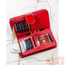 Peterson Női Bőr Pénztárca Ptn 76116-Sh-0868 Red - Piros