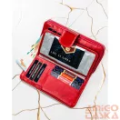 Peterson Női Bőr Pénztárca Ptn 76116-Sh-0868 Red - Piros