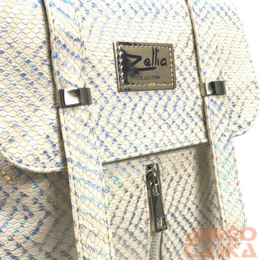 Zellia Női Hátizsák Td22013 Beige - Színes Hologram -