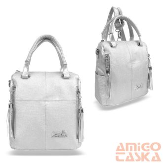 Zellia Női Hátizsák 24122 Ezüst - Monaco-Diamond -