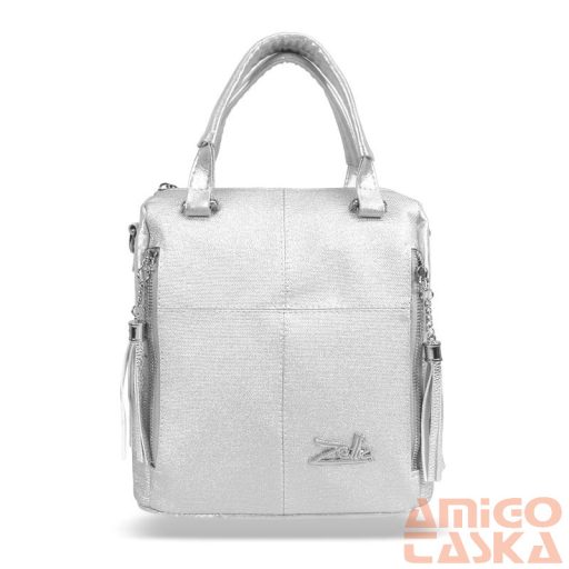 Zellia Női Hátizsák 24122 Ezüst - Monaco-Diamond -