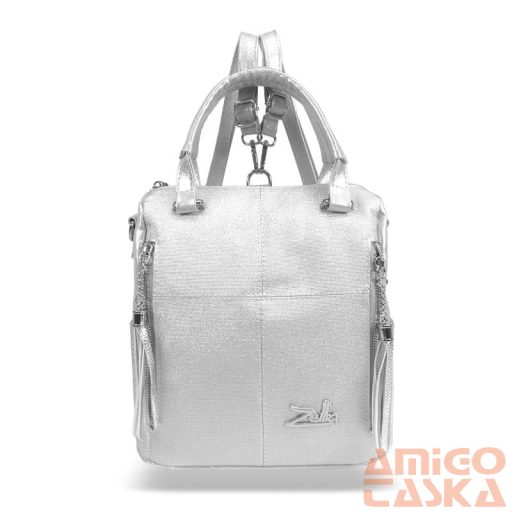 Zellia Női Hátizsák 24122 Ezüst - Monaco-Diamond -