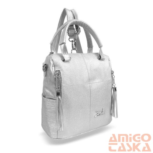 Zellia Női Hátizsák 24122 Ezüst - Monaco-Diamond -