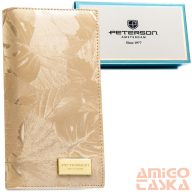   Peterson Női Pénztárca - Echo És Természetes Bőr Ptn Ps1431-Mlf Beige