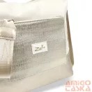 Zellia Női Válltáska/Hátizsáká Alakítható 19010 Beige-Arany - Brw-Ch -